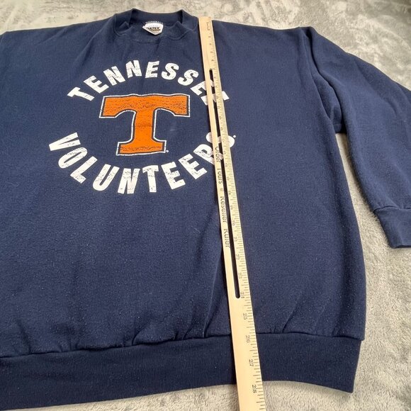 Vintage Tennessee Volunteers Sweatshirt Men XL Blue Tultex Crewneck Y2K NCAA VFL - Picture 8 of 11